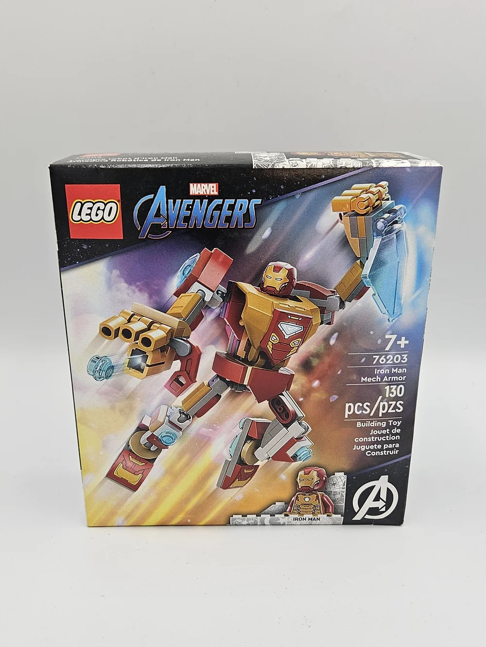 LEGO Marvel Avengers Iron Man Mech Armor Sets (3) -76203, 76140 & 76307